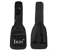 Lecreatekit Mochila ligera e impermeable para guitarra eléctrica con forro protector para músicos, como lo muestra la imagen
