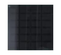 Lecreatekit Panel solar monocristalino de 10 W y 6 V para proyectos de bricolaje, módulo de carga al aire libre de alta on cable, resistente a la intemperie, 165 x 165 mm, color negro
