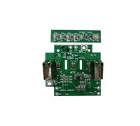 Lecreatekit Paquete de 10 fundas de plástico para batería Bosch BAT618 de 18 V, soporte de placa de circuito PCB de iones de litio, carcasa de repuesto de 10 núcleos para reparación de baterías de