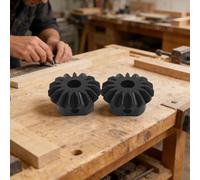 Lecreatekit Paquete de 2 engranajes cónicos de repuesto 2610015042 para sierra de mesa Bosch GTS10, compatible con accesorios de herramientas eléctricas Bosch