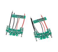 Lecreatekit Paquete de 2 placas de circuito de protección de batería de iones de litio de 18 V compatibles con Bosch BAT609 BAT610 BAT618, pieza de repuesto PCB verde para reparación y montaje de