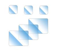 Lecreatekit Paquete de 3 protectores de pantalla de vidrio templado Ultra HD para cámara de acción GoPro-Lit, dureza 9H, resistente a los arañazos, con cubiertas de lente