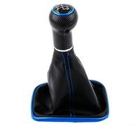 Lecreatekit Pomo de palanca de cambios manual de 23 mm con funda de cambio para Golf 4 IV, reemplazo directo, OEM 1J0711113 (5 velocidades)