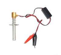 Lecreatekit RC Glow Igniter 6V-24V Ignitor para modelos Nitro Power, acabado dorado con indicador LED (dorado)