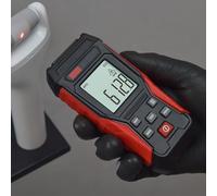 Lecreatekit Tacómetro digital TA500A Sensor fotográfico sin contacto 3-100000 RPM con retroiluminación LED para motores, ventiladores, bombas y turbinas