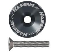 Lecreatekit Tapa superior de aleación de aluminio para auriculares de bicicleta de 31,8 mm con tornillo, cubierta de horquilla ultraligera CNC para bicicleta de carretera MTB, color negro