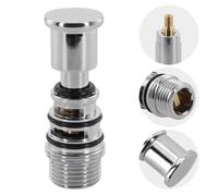 Lecreatekit Válvula Desviadora de Ducha, Desviador de Agua con Mecanismo de Resorte Cargado Grifo Mezclador Triple de Bañera de Cobre, Para Bañera Fácil Instalación (A1001)