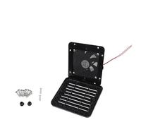 Lecreatekit Ventilador de ventilación lateral de 12 V, ventilador de escape de flujo de aire fuerte con diseño silencioso unidireccional, ventilador de techo ABS para caravana, remolque, furgoneta de