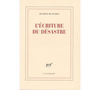 L'Écriture du désastre