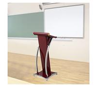 Lectern - Soporte de podio para aula, púlpito resistente de 43.3 pulgadas de alto, fácil de instalar, escritorio de pie para leer