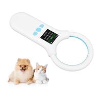 Lecteur de Puces pour Animaux, Stockage de 500 Enregistrements, Haute Précision, Scanner Portable, Rechargeable Batterie au Lithium 500mAh, Lector Puce Chat