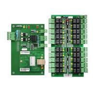Lector biométrico de huellas dactilares y tarjetas RFID, de panel de Control de acceso de puerta, tablero de Control de acceso de ascensor, 10/20 pisos,Seguridad(DK20K)