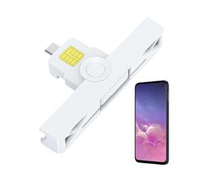 Lector CAC | Lector de tarjetas de crédito CAC de acceso común, tarjeta de crédito portátil, chip para banco IC, salud, identificación gubernamental, identificación