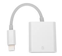Lector de cámara Lightning a tarjeta SD TF Compatibilidad universal Velocidades de transferencia de datos rápidas Portátil Plug and Play Para