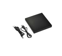 Lector de CD/DVD Externo USB Unidad de CD/DVD Unidad de Disco Externa USB 2.0 Grabadora de CD-ROM Reproductor de DVD-ROM para Computadora Portátil de