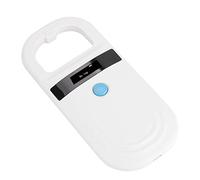 Lector de chip para animales, Lector de chip RFID Transpondedor para identificación de animales con pantalla OLED de alto brillo 128 piezas de almacenamiento de información de etiqueta