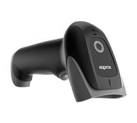 APPROX Lector de códigos de barras APPLS22 1D/2D/QR USB con cable Negro