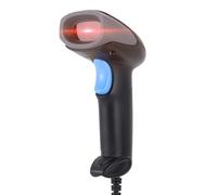 Lector de códigos de barras láser 1D Lector de códigos de barras con cable con zumbador e indicación LED Activación manual/automática Puerto USB Soporte Ordenador portátil para supermercado Logística