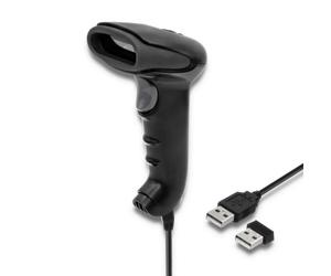 Lector de códigos de barras vidaXL Qoltec 50868 1D/2D Láser inalámbrico 2000 mAh