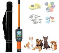 Lector de Crotales para Ganado - Escáner de microchips para Mascotas con Memoria para 20000 Registros de escaneo, escáner de Baja frecuencia para Cerdos, Vacas y Caballos