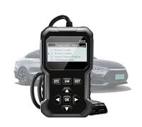 Lector de diagnóstico de vehículos para automóviles y camiones - Detector y analizador de 12 idiomas para códigos de automóviles en automóviles, depurador y detector de vehículos: para ingenieros de