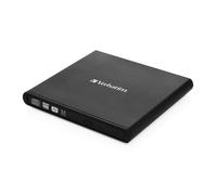 Verbatim Slimline CD/DVD unidad de disco óptico DVD-RW Negro