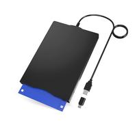 Lector de disquetes USB y Unidad de Cinta, fácil conversión con Disquete a convertidor USB, Incluye Lector de Unidad Zip, Compatible con Mac y PC, Sistemas Linux, Plug and Play sin Controladores