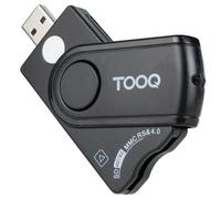 LECTOR TARJETAS TOOQ DNIE SIM SD/TF USB-A NEGRO