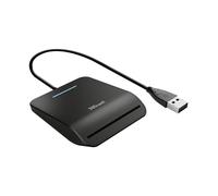 Lector de dni/tarjetas inteligentes trust primo - compatible con todas las tarjetas dni - cable 1 metro