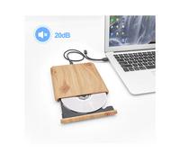 Lector de DVD externo USB 3.0 Tipo-C Grabador de discos Reproductor de DVD portátil Unidad óptica CD