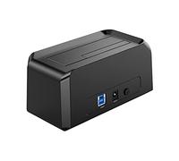 Lector de estación de acoplamiento USB 3.0 a SATA HDD para disco duro SSD de 2.5/3.5 pulgadas, estación de acoplamiento de disco duro de una sola bahía, compatible con 18 TB