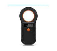 Lector de Etiquetas de Animales USB 134.2K Lector de Chips para Mascotas de Frecuencia Dual Lector de Chips para Animales Negro
