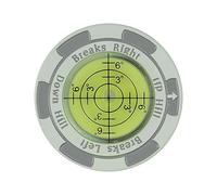 Lector de Golf Green, clip de sombrero de marcador de pelota de golf,Entrenador de golf con accesorios de entrenamiento de burbujas horizontales | Ayuda de entrenamiento Clip de sombrero multipropósit