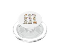 Lector de Halloween para Amantes de los Libros Spooky Ghost PopSockets PopGrip para MagSafe