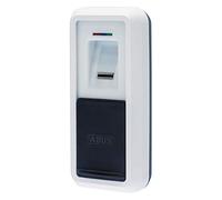 Lector de huella dactilar ABUS HomeTec Pro Bluetooth® CFS3100 - Para abrir la puerta principal - Con cubierta - Para el accionamiento inalámbrico de cerradura de puerta HomeTec Pro Bluetooth® CFA3100 - Blanco