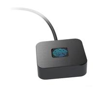 Lector de huellas dactilares USB Dongle para autenticación biométrica de Windows con sensor capacitivo encriptado bloqueo de carpeta e integración de identificación inteligente (negro)