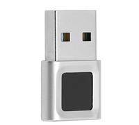 Lector de Huellas Dactilares USB, Escáner Biométrico de Huellas Dactilares 360° Touch Clave de Seguridad de Coincidencia Rápida para 10/11 32/64 bits