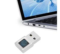 Lector de Huellas Dactilares USB, Escáner Biométrico de Huellas Dactilares con Llave de Seguridad Portátil para Windows 10 11 32/64 Bits, Coincidencia Rápida Táctil de 360 grados