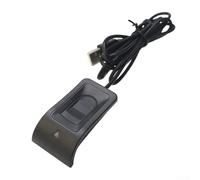 Lector de huellas dactilares USB para PC con Windows, sensor capacitivo con reconocimiento de 360 grados, bloqueo de control multiusuario compatible con 10 huellas dactilares, cable de 1,5 m para