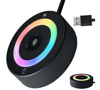 Lector de huellas dactilares USB para PC y portátil, escáner biométrico Windows Hello con tacto de 360°, inicio de sesión rápido <1s, llave de seguridad portátil para Windows 10/11