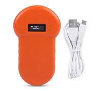 Lector de identificación animal, lector RFID para mascotas de Bewinner pantalla LCD, cumple con el estándar ISO 11784/85, lector USB RFID incorporado