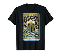 Lector de la Biblioteca de Cartas del Tarot del Club de Libros Retro Amante de los Libros Camiseta