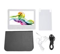 Lector de Libros electrónicos en Color, TFT LCD de 7 Pulgadas 16:9 Lector electrónico de Bolsillo Audiolibros con Protector de Pantalla Estuche Protector Auriculares para Leer (16G)