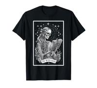 Lector de Libros The Word Nerd Que Lee la Carta del Tarot Bookworm Witchy Camiseta