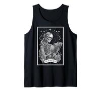 Lector de Libros The Word Nerd Que Lee la Carta del Tarot Bookworm Witchy Camiseta sin Mangas