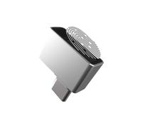 Lector de llaves de huellas dactilares USB C, escáner biométrico de huellas dactilares para Win10 8 7, llave de seguridad portátil táctil de 360 grados para laptop, soporta 10 huellas dactilares