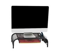 Lector de Mind 'Raise de Malla de Metal Soporte para Monitor con cajón, Negro