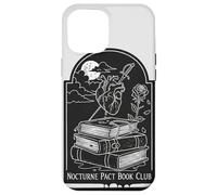 Lector de Nocturne Pact Book Club Gothic Dark Academia Carcasa para iPhone 12 Pro MAX
