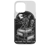 Lector de Nocturne Pact Book Club Gothic Dark Academia Carcasa para iPhone 13 Pro MAX