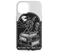 Lector de Nocturne Pact Book Club Gothic Dark Academia Carcasa para iPhone 14